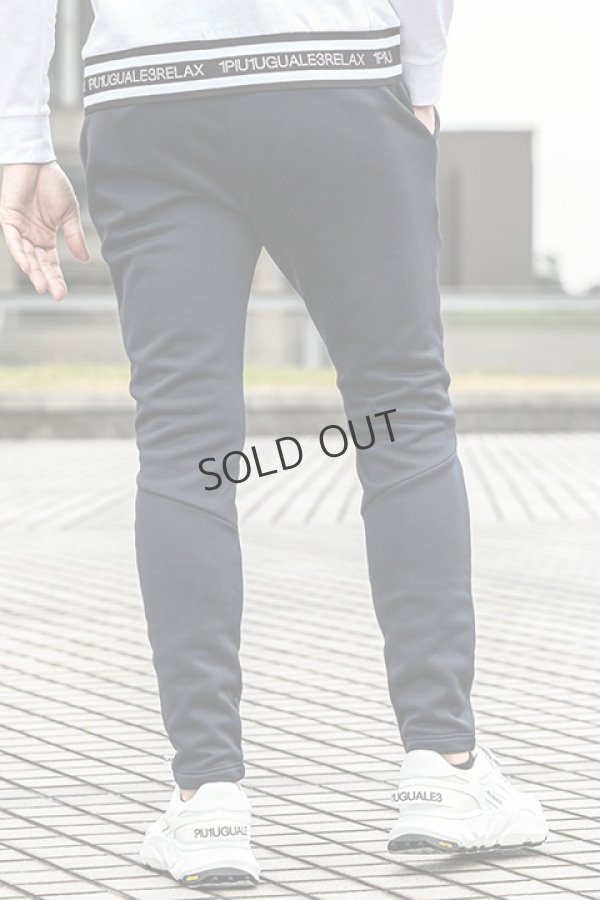 画像3: {SOLD}1piu1uguale3 RELAX ウノピゥウノウグァーレトレ リラックス ポーラテック縦ロゴロングパンツ{-BDA} (3)