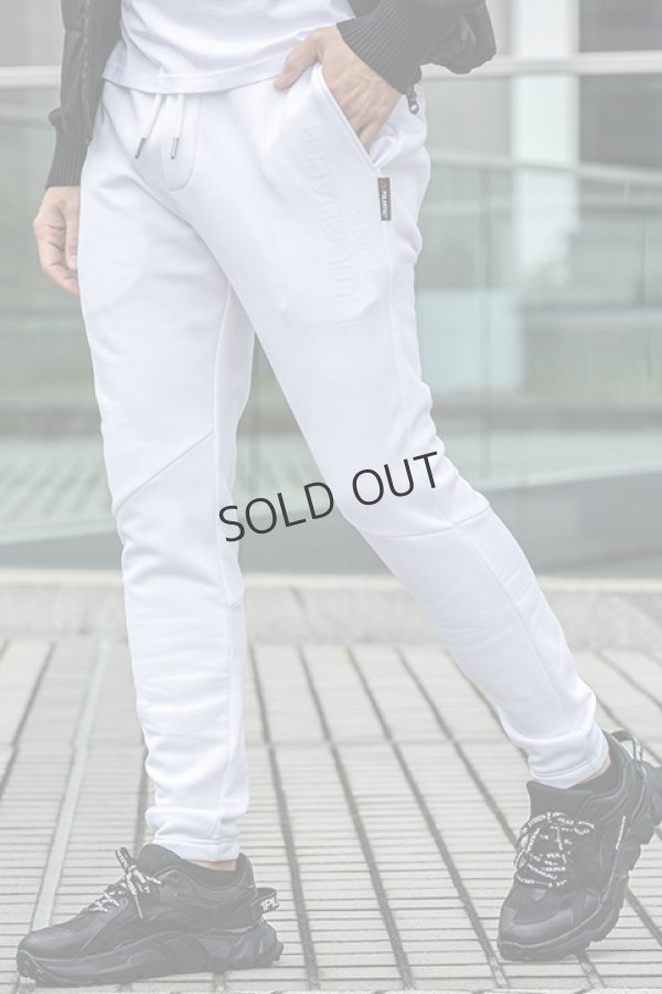 画像1: 1piu1uguale3 RELAX ウノピゥウノウグァーレトレ リラックス ポーラテック縦ロゴロングパンツ{-BDA} (1)