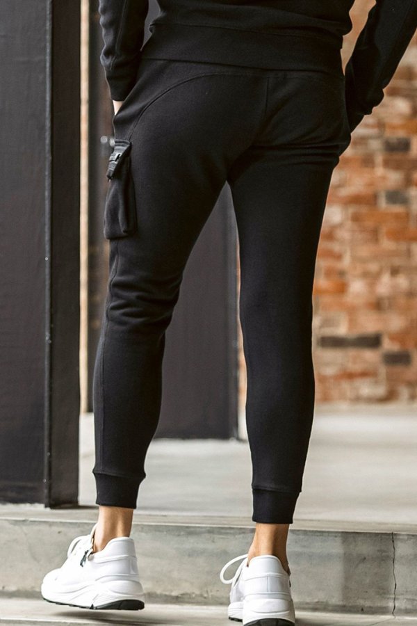 画像3: 1piu1uguale3 RELAX ウノピゥウノウグァーレトレ リラックス ビッグファスナーカーゴポケットスウェットパンツ{-BEA} (3)