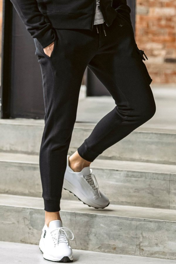 画像4: 1piu1uguale3 RELAX ウノピゥウノウグァーレトレ リラックス ビッグファスナーカーゴポケットスウェットパンツ{-BEA} (4)