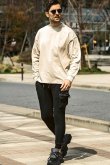 画像10: 1piu1uguale3 RELAX ウノピゥウノウグァーレトレ リラックス ビッグファスナーカーゴポケットスウェットパンツ{-BEA} (10)