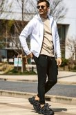 画像12: 1piu1uguale3 RELAX ウノピゥウノウグァーレトレ リラックス ビッグファスナーカーゴポケットスウェットパンツ{-BEA} (12)