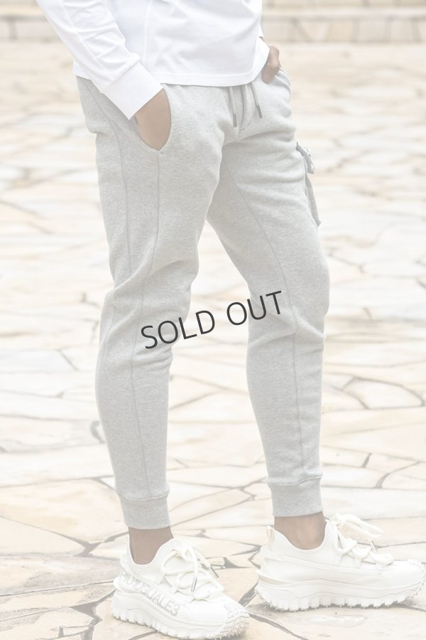 画像4: {SOLD}1piu1uguale3 RELAX ウノピゥウノウグァーレトレ リラックス ビッグファスナーカーゴポケットスウェットパンツ{-BEA} (4)