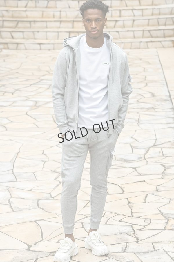 画像7: {SOLD}1piu1uguale3 RELAX ウノピゥウノウグァーレトレ リラックス ビッグファスナーカーゴポケットスウェットパンツ{-BEA} (7)