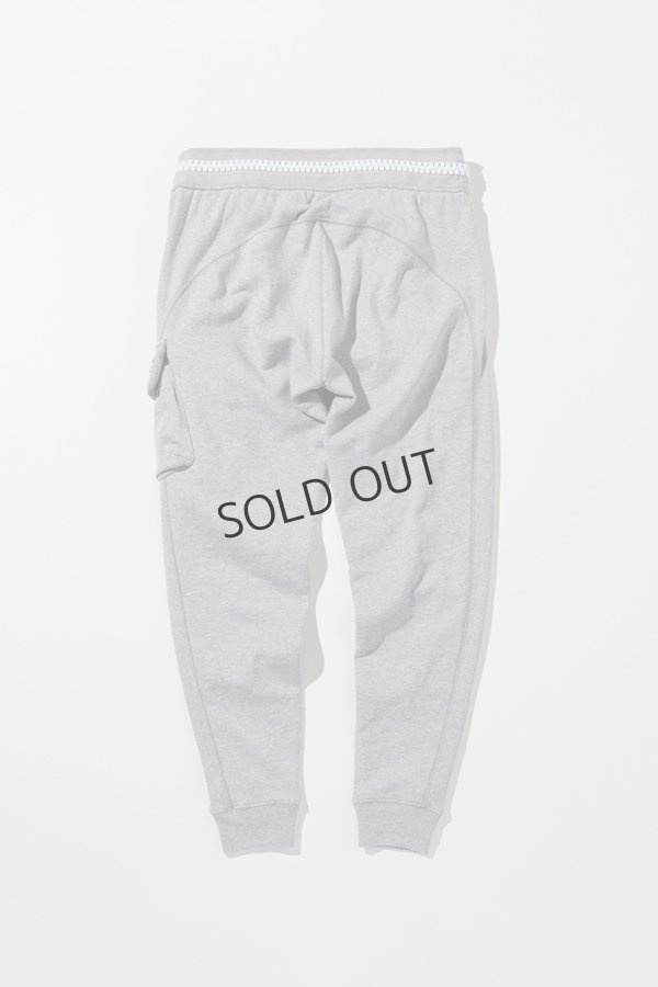 画像9: {SOLD}1piu1uguale3 RELAX ウノピゥウノウグァーレトレ リラックス ビッグファスナーカーゴポケットスウェットパンツ{-BEA} (9)