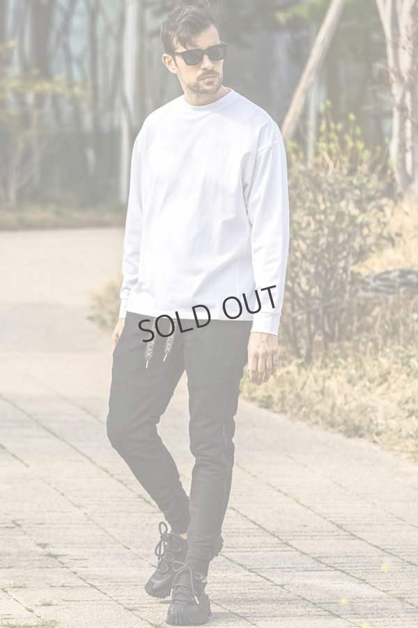 画像9: 1piu1uguale3 RELAX ウノピゥウノウグァーレトレ リラックス パイピングロゴワイドスピンドルジョガーパンツ{-BEA} (9)