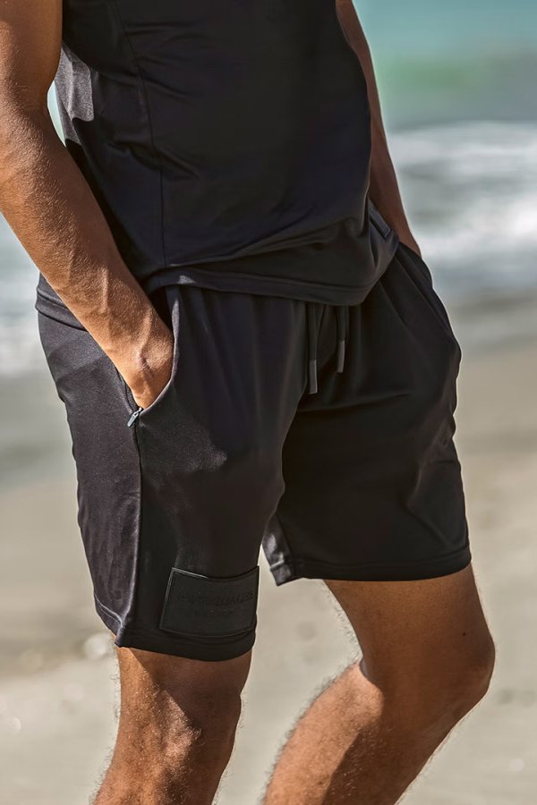 画像2: 1piu1uguale3 RELAX ウノピゥウノウグァーレトレ リラックス ラインロゴラッシュガードショーツ{-BFS} (2)