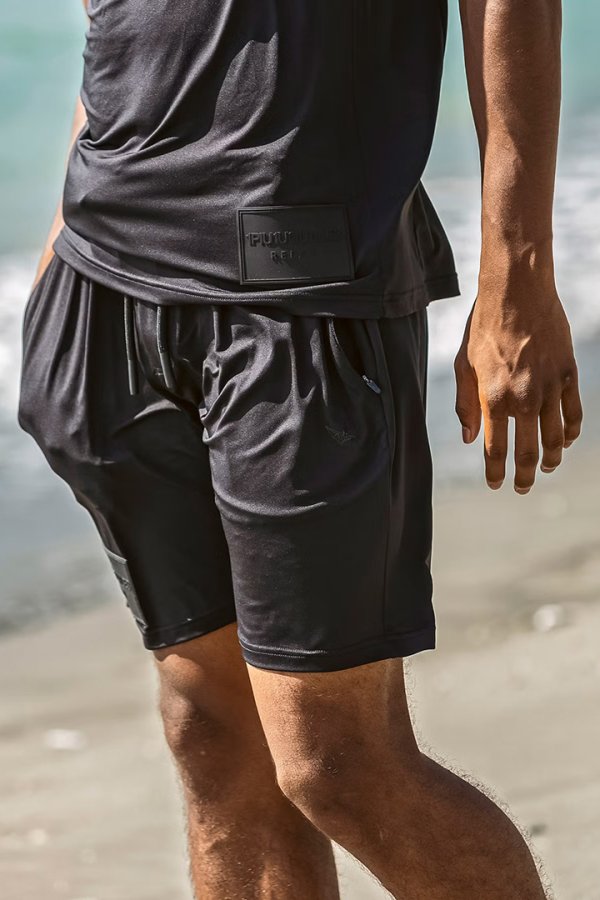 画像4: 1piu1uguale3 RELAX ウノピゥウノウグァーレトレ リラックス ラインロゴラッシュガードショーツ{-BFS} (4)