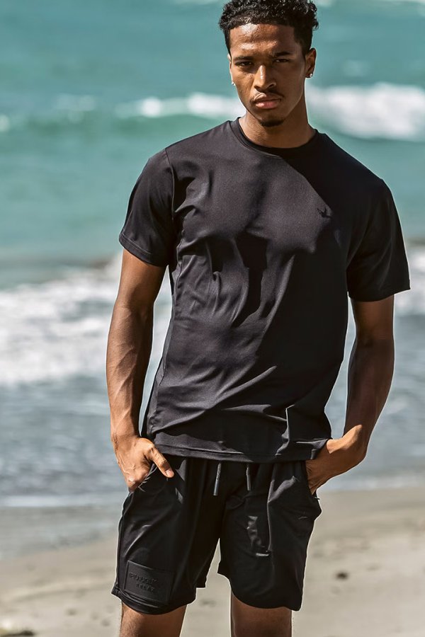 画像7: 1piu1uguale3 RELAX ウノピゥウノウグァーレトレ リラックス ラインロゴラッシュガードショーツ{-BFS} (7)