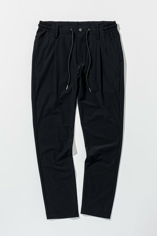 画像2: 1piu1uguale3 RELAX ウノピゥウノウグァーレトレ リラックス 接触冷感グレンチェックナイロンスラックス{-BFS} (2)