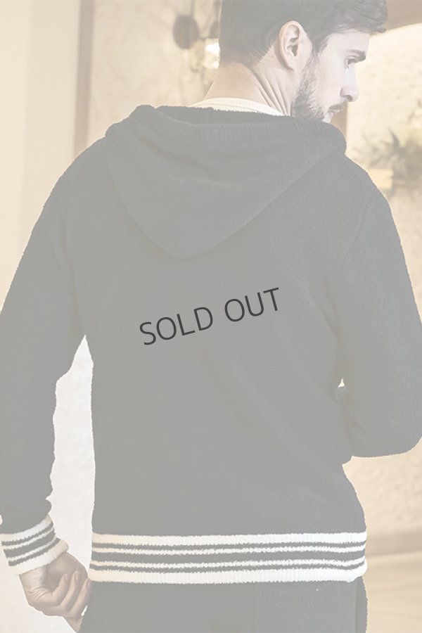 画像3: {SOLD}1piu1uguale3 RELAX ウノピゥウノウグァーレトレ リラックス ヘムラインニットパーカー{-BDA} (3)