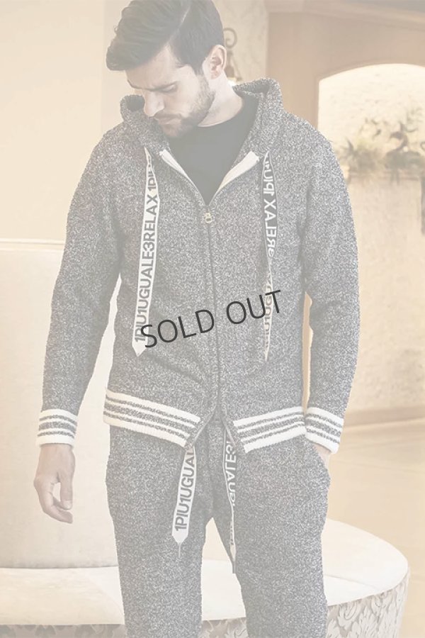 画像4: {SOLD}1piu1uguale3 RELAX ウノピゥウノウグァーレトレ リラックス ヘムラインニットパーカー{-BDA} (4)