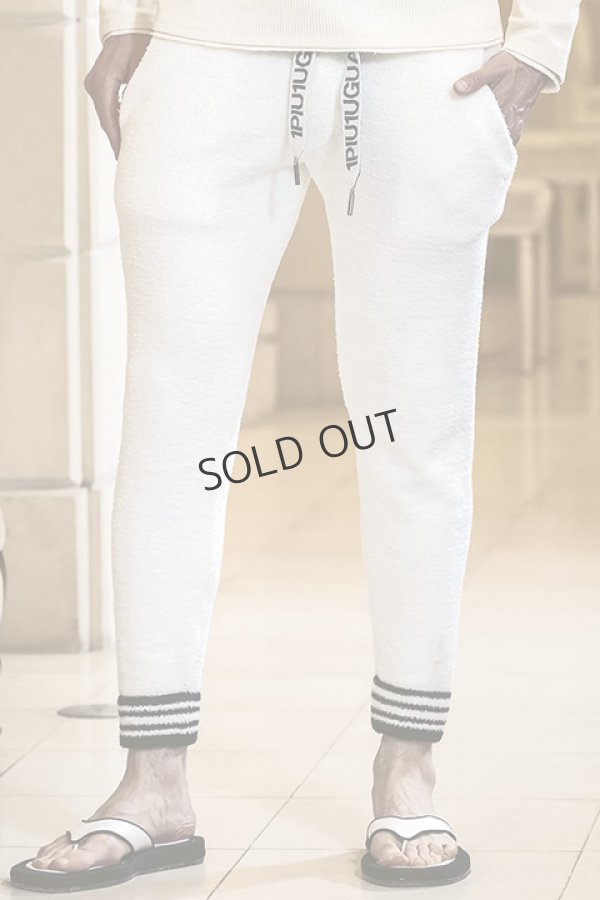 画像1: 1piu1uguale3 RELAX ウノピゥウノウグァーレトレ リラックス ヘムラインニットロングパンツ{-BDA} (1)