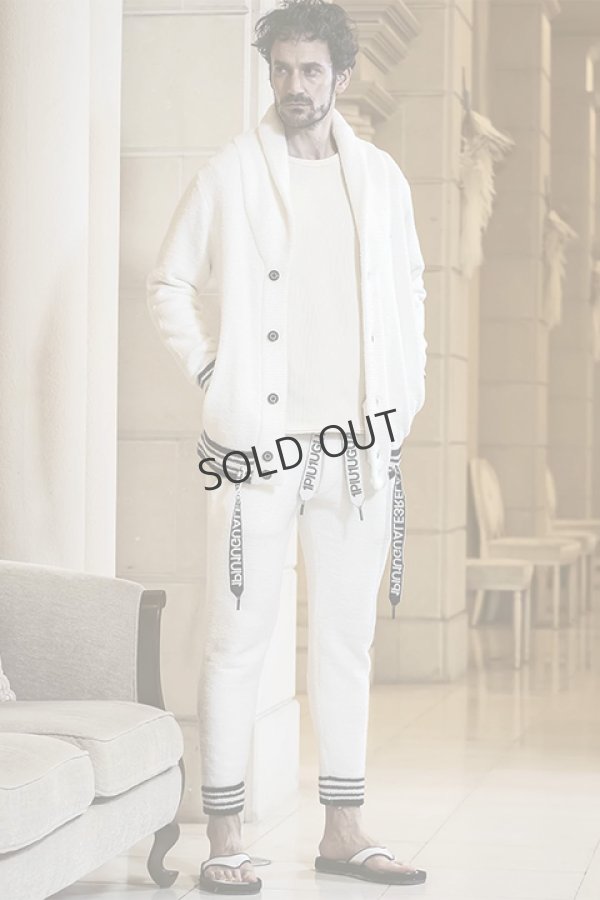 画像4: 1piu1uguale3 RELAX ウノピゥウノウグァーレトレ リラックス ヘムラインニットロングパンツ{-BDA} (4)