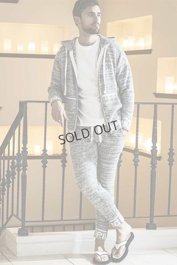 画像4: {SOLD}1piu1uguale3 RELAX ウノピゥウノウグァーレトレ リラックス ヘムロゴニットパーカー{-BDA} (4)