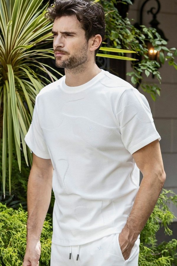 画像2: 【 30%OFF セール9,900円→6,930円】 1piu1uguale3 RELAX ウノピゥウノウグァーレトレ リラックス ビッグカモジャガードTシャツ{-BES} (2)