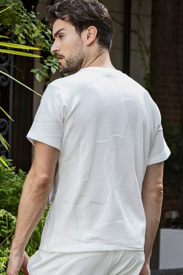 画像3: 【 30%OFF セール9,900円→6,930円】 1piu1uguale3 RELAX ウノピゥウノウグァーレトレ リラックス ビッグカモジャガードTシャツ{-BES} (3)