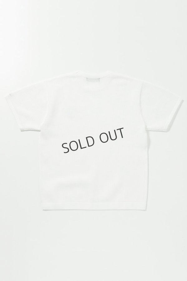 画像16: {SOLD}1piu1uguale3 RELAX ウノピゥウノウグァーレトレ リラックス ロゴアイコン半袖ニットTシャツ{-BES} (16)