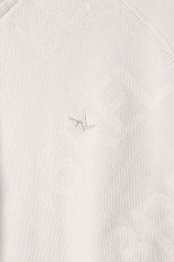 画像3: 【 40%OFF セール16,940円→10,164円】 1piu1uguale3 RELAX ウノピゥウノウグァーレトレ リラックス サイドリブ総柄ロゴパーカー{-BCS} (3)