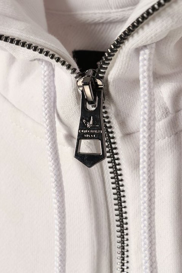 画像4: 【 40%OFF セール16,940円→10,164円】 1piu1uguale3 RELAX ウノピゥウノウグァーレトレ リラックス サイドリブ総柄ロゴパーカー{-BCS} (4)