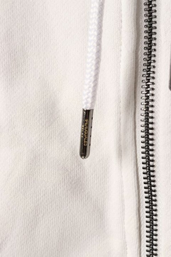 画像5: 【 40%OFF セール16,940円→10,164円】 1piu1uguale3 RELAX ウノピゥウノウグァーレトレ リラックス サイドリブ総柄ロゴパーカー{-BCS} (5)