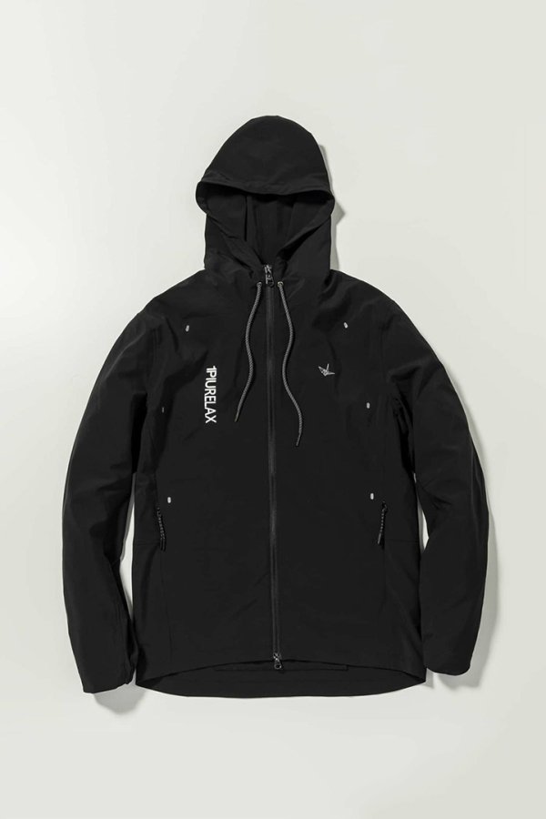 画像9: 【 40%OFF セール｜18,920円→11,352円】 1piu1uguale3 RELAX ウノピゥウノウグァーレトレ リラックス 縦ロゴランニングパーカー{-BCS} (9)