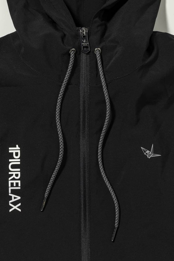 画像11: 【 40%OFF セール｜18,920円→11,352円】 1piu1uguale3 RELAX ウノピゥウノウグァーレトレ リラックス 縦ロゴランニングパーカー{-BCS} (11)