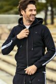 画像1: 1piu1uguale3 RELAX ウノピゥウノウグァーレトレ リラックス FLEECE LINE HOODIE{-BCS} (1)