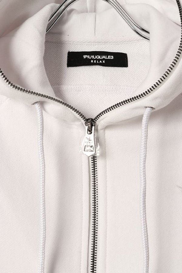 画像3: 【 40%OFF セール16,940円→10,164円】 1piu1uguale3 RELAX ウノピゥウノウグァーレトレ リラックス FLEECE LINE HOODIE{-BCS} (3)