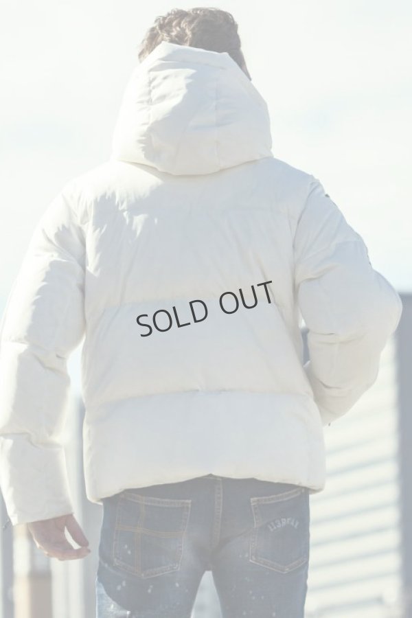 画像3: {SOLD}1piu1uguale3 RELAX ウノピゥウノウグァーレトレ リラックス ジップロゴストレッチダウンジャケット{-BCA} (3)