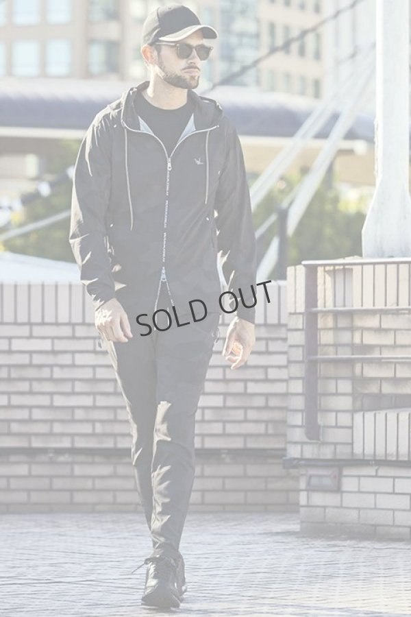 画像3: {SOLD}1piu1uguale3 RELAX ウノピゥウノウグァーレトレ リラックス 総柄ランニングパーカー{-BDS} (3)