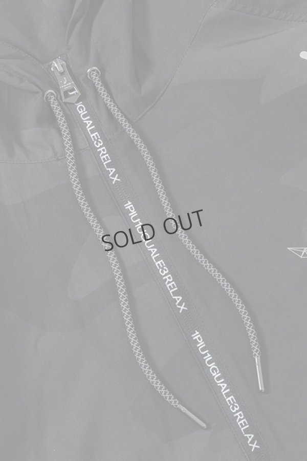 画像6: {SOLD}1piu1uguale3 RELAX ウノピゥウノウグァーレトレ リラックス 総柄ランニングパーカー{-BDS} (6)