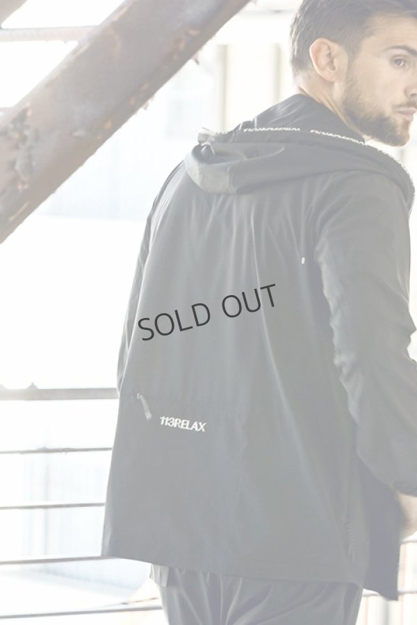 画像4: {SOLD}1piu1uguale3 RELAX ウノピゥウノウグァーレトレ リラックス ロゴジップランニングパーカー{-BDS} (4)