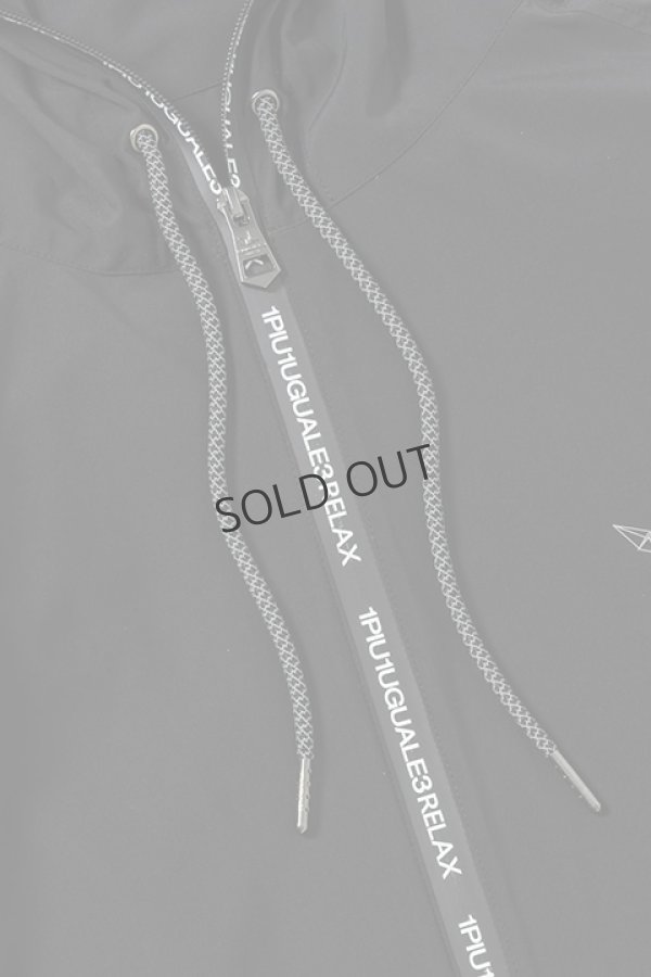 画像8: {SOLD}1piu1uguale3 RELAX ウノピゥウノウグァーレトレ リラックス ロゴジップランニングパーカー{-BDS} (8)