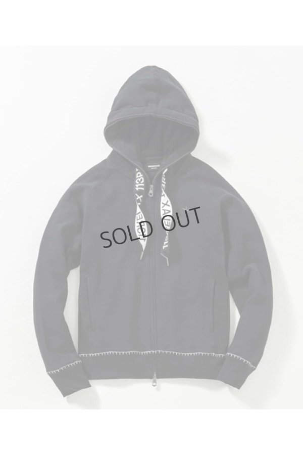 画像6: {SOLD}1piu1uguale3 RELAX ウノピゥウノウグァーレトレ リラックス ヘビースウェットステッチパーカー{-BDS} (6)