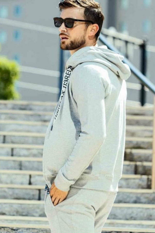 画像2: 【 40%OFF セール17,930円→10,758円】 1piu1uguale3 RELAX ウノピゥウノウグァーレトレ リラックス ヘビースウェットステッチパーカー{-BDS} (2)