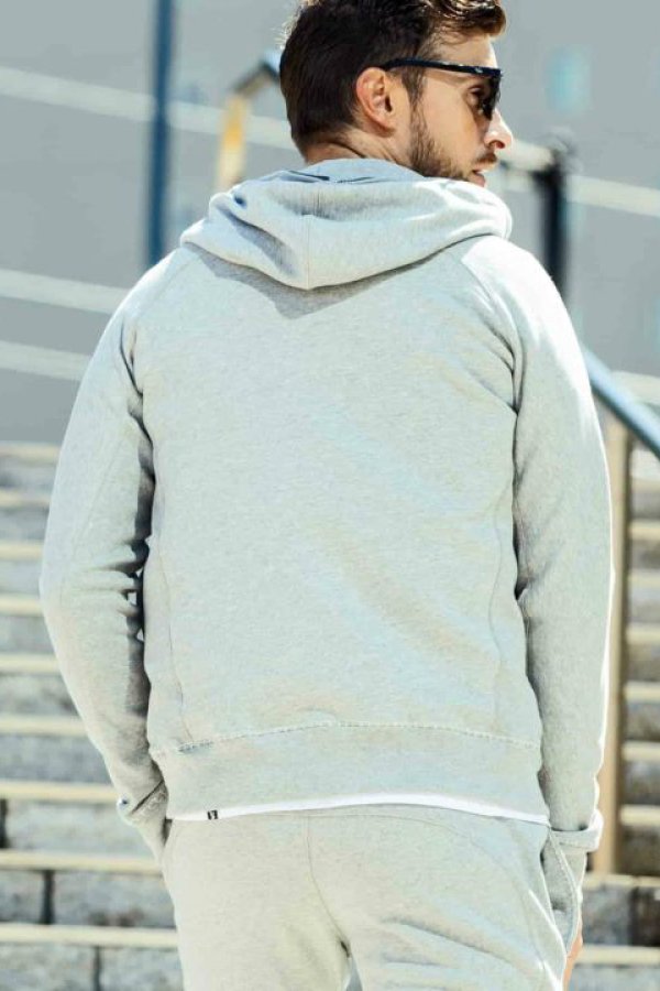 画像3: 【 40%OFF セール17,930円→10,758円】 1piu1uguale3 RELAX ウノピゥウノウグァーレトレ リラックス ヘビースウェットステッチパーカー{-BDS} (3)