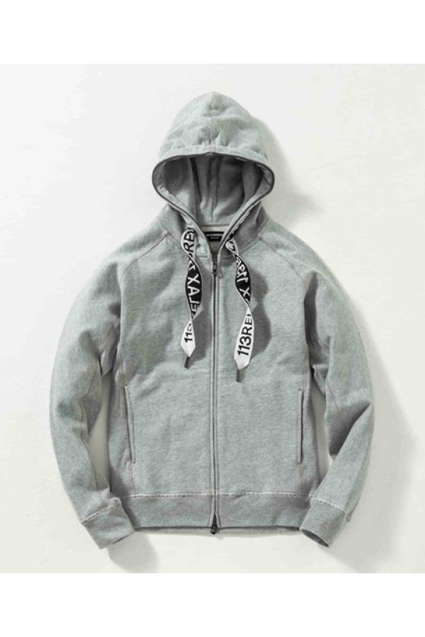 画像5: 【 40%OFF セール17,930円→10,758円】 1piu1uguale3 RELAX ウノピゥウノウグァーレトレ リラックス ヘビースウェットステッチパーカー{-BDS} (5)