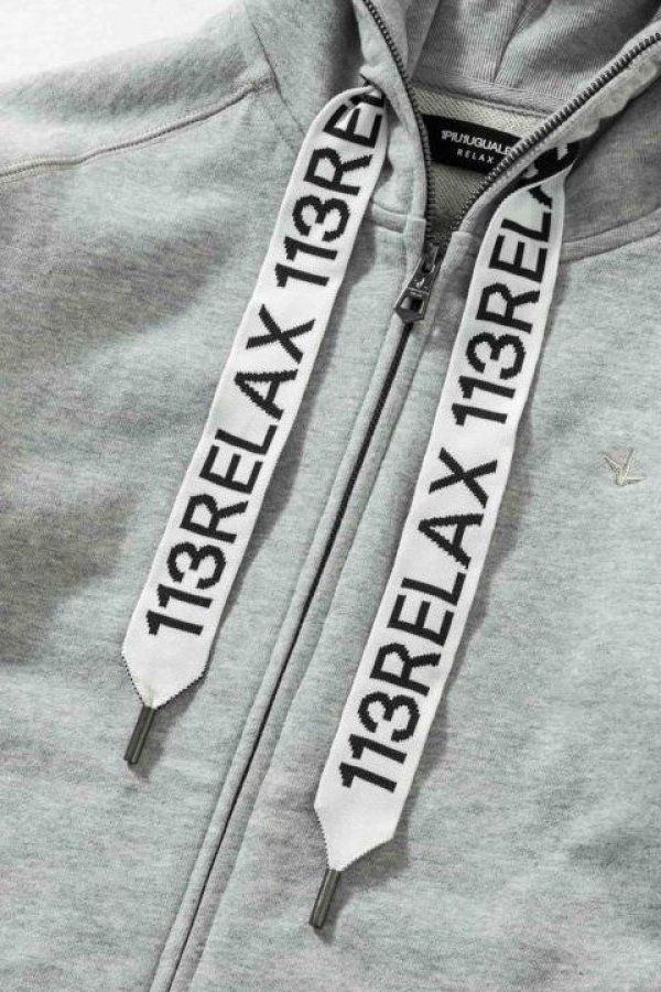 画像7: 【 40%OFF セール17,930円→10,758円】 1piu1uguale3 RELAX ウノピゥウノウグァーレトレ リラックス ヘビースウェットステッチパーカー{-BDS} (7)