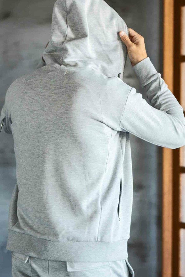 画像3: 【 30%OFF セール18,920円→13,244円】 1piu1uguale3 RELAX ウノピゥウノウグァーレトレ リラックス スウェットカーゴパーカー{-BES} (3)