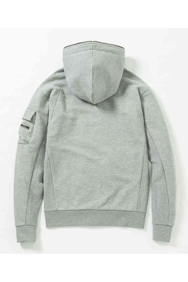画像13: 【 30%OFF セール18,920円→13,244円】 1piu1uguale3 RELAX ウノピゥウノウグァーレトレ リラックス スウェットカーゴパーカー{-BES} (13)
