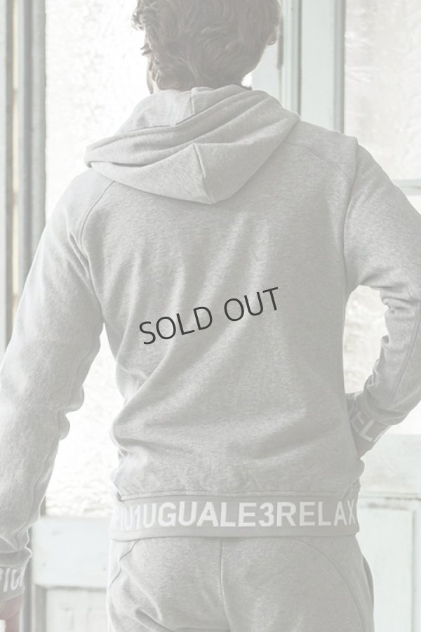 画像3: {SOLD}1piu1uguale3 RELAX ウノピゥウノウグァーレトレ リラックス ワイドスピンドルロゴスウェットパーカー{-BDA} (3)