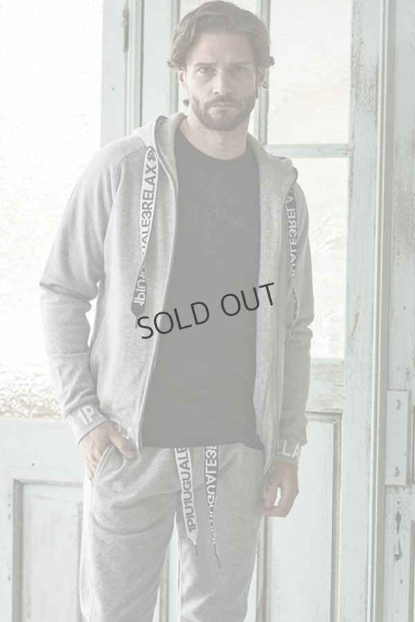 画像7: {SOLD}1piu1uguale3 RELAX ウノピゥウノウグァーレトレ リラックス ワイドスピンドルロゴスウェットパーカー{-BDA} (7)