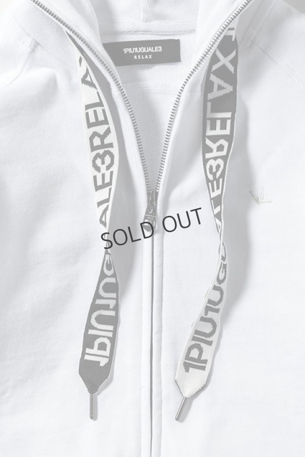 画像13: {SOLD}1piu1uguale3 RELAX ウノピゥウノウグァーレトレ リラックス ワイドスピンドルロゴスウェットパーカー{-BDA} (13)