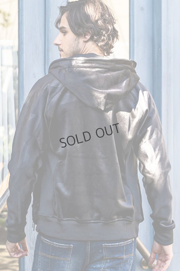 画像3: {SOLD}1piu1uguale3 RELAX ウノピゥウノウグァーレトレ リラックス カモ柄ベロアパーカー{-BDA} (3)