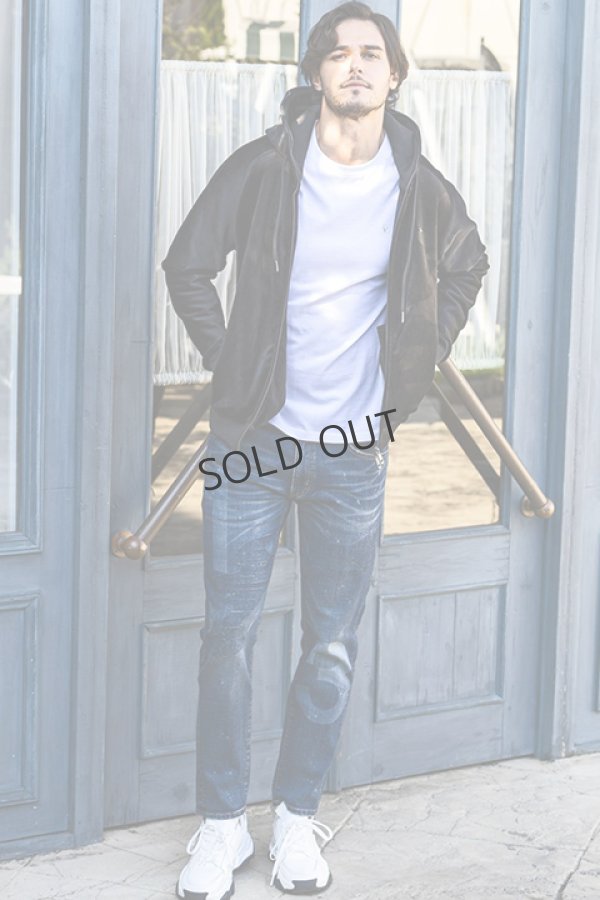 画像5: {SOLD}1piu1uguale3 RELAX ウノピゥウノウグァーレトレ リラックス カモ柄ベロアパーカー{-BDA} (5)