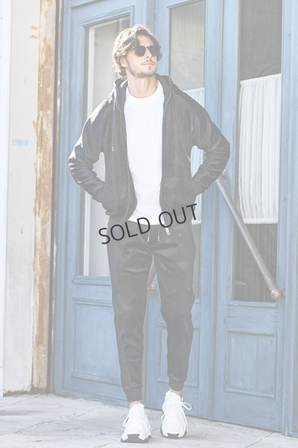 画像9: {SOLD}1piu1uguale3 RELAX ウノピゥウノウグァーレトレ リラックス カモ柄ベロアパーカー{-BDA} (9)