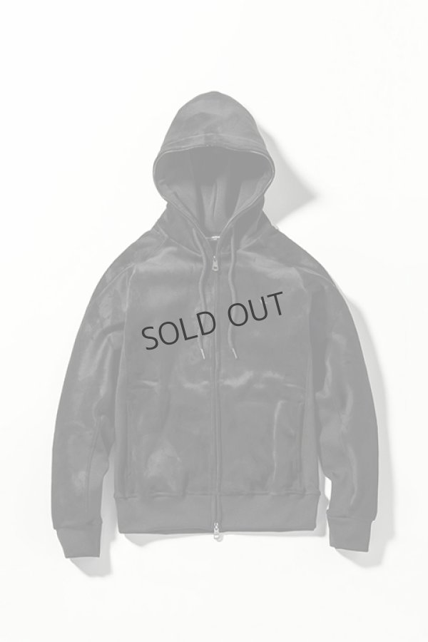 画像10: {SOLD}1piu1uguale3 RELAX ウノピゥウノウグァーレトレ リラックス カモ柄ベロアパーカー{-BDA} (10)