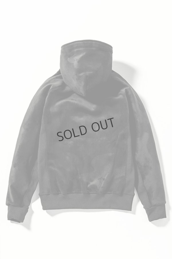 画像11: {SOLD}1piu1uguale3 RELAX ウノピゥウノウグァーレトレ リラックス カモ柄ベロアパーカー{-BDA} (11)