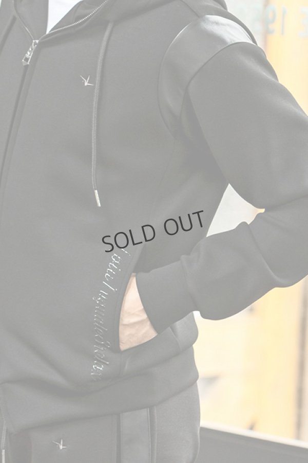 画像5: {SOLD}1piu1uguale3 RELAX ウノピゥウノウグァーレトレ リラックス レザーラインポンチパーカー{-BDA} (5)